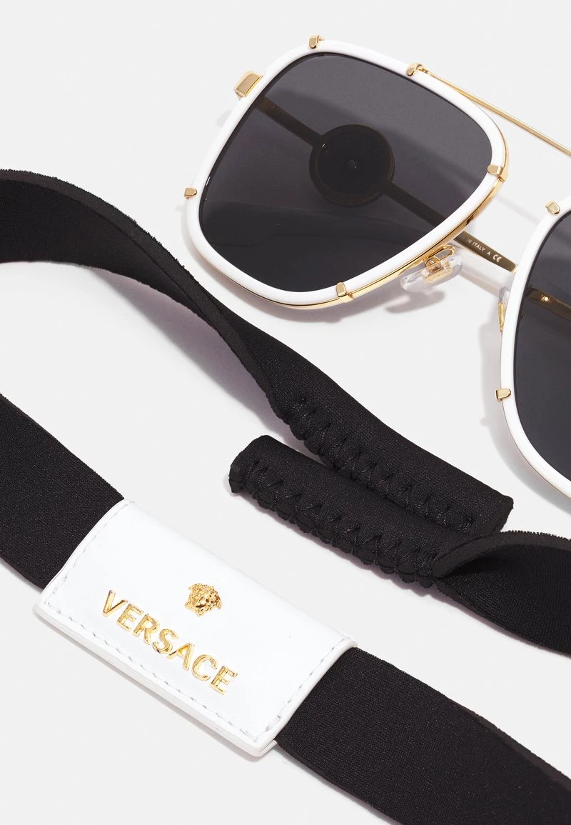 Versace Lunettes De Soleil White Unisex 3 Versace Lunettes De Soleil White Unisex – Image 3