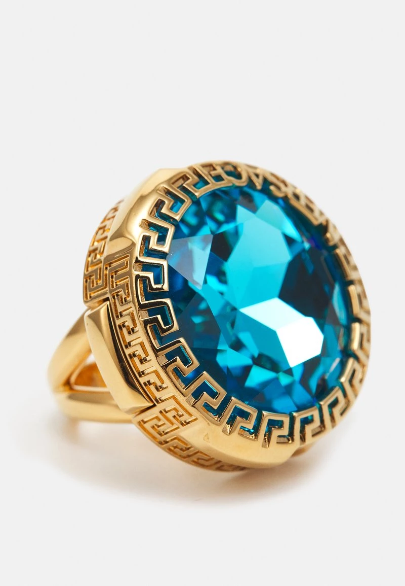Versace Bague Gold Coloured/blue Femme 4 Versace Bague Gold Coloured/blue Femme – Image 4