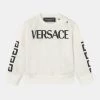 Versace LOGO GRECA UNISEX Sweatshirt Bianco/nero
