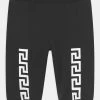 Versace LOGO GRECA UNISEX Pantalon Classique Nero/bianco