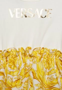 Versace DRESS BAROCCO KIDS LOGO Robe En Jersey Bianco/oro Enfant 7 Versace DRESS BAROCCO KIDS LOGO Robe En Jersey Bianco/oro Enfant -Versace Soldes 2022 a3861e24439f40e4974790063da81ff7