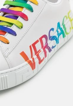 Versace UNISEX Baskets Basses White/multicolor -Versace Soldes 2022 a760d591eba948f48a237ed007bde308