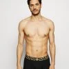 Versace Homme PARIGAMBA BASSO INTIMO UOMO 3 PACK Shorty Nero Oro