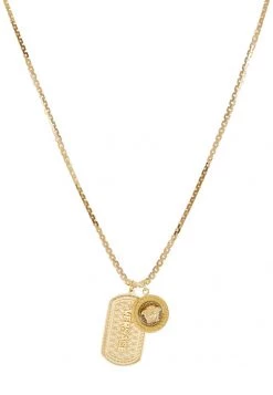 Versace Unisex Collier Nero Oro -Versace Soldes 2022 aa336349d1f54067b2a9b7e55d716a85