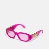 VERSACE BIGGIE UNISEX Lunettes De Soleil Transparent Fuxia