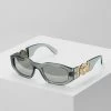 VERSACE BIGGIE UNISEX Lunettes De Soleil Transparent Grey
