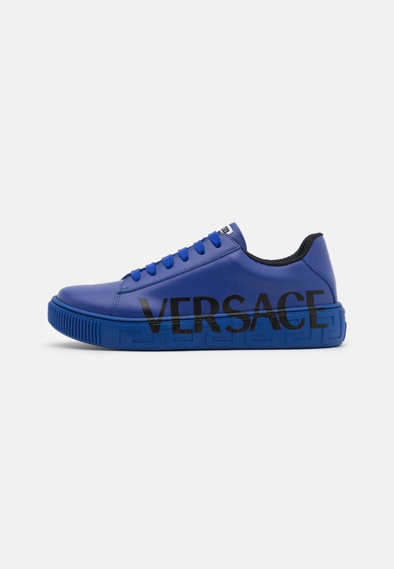 Versace UNISEX Baskets Basses Blu Navy 1 Versace UNISEX Baskets Basses Blu Navy