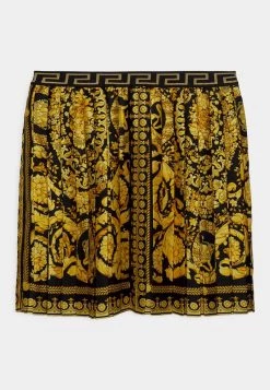 Versace Enfant SKIRT BAROCCO KIDS Minijupe Nero/oro
