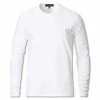 Versace MEDUSA LOGO T Shirt à Manches Longues White Homme