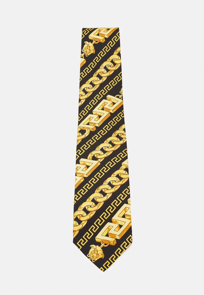 Versace Homme Cravate Black/gold 2 Versace Homme Cravate Black/gold – Image 2