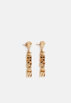 Versace Femme Boucles D'oreilles Gold Coloured