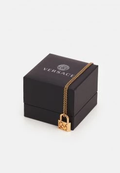 Versace Femme NECKLACE Collier Gold Coloured -Versace Soldes 2022 b372f06eab064baf8646f446d2f932a7