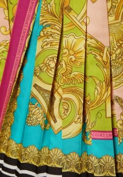 Versace POLY BAROCCO GODDESS Minijupe Mauvelous/ Citron Enfant -Versace Soldes 2022 b3b31d26d499422cb3f1142771014b7b