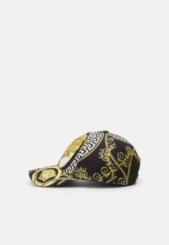 Versace UNISEX Casquette Black/gold -Versace Soldes 2022 b49fe053757f45f0b3401779f79ac9bf