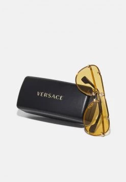 Versace UNISEX Lunettes De Soleil Gold Coloured -Versace Soldes 2022 b4b6b415f23845209eca0feb6d244502