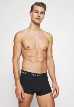 Versace PARIGAMBA BASSO INTIMO UOMO 2 PACK Shorty Nero/bianco Homme