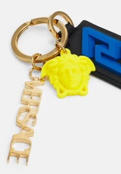 Versace Unisex Porte Clefs Black -Versace Soldes 2022 b910ed08bc7542e5b411205f3a2333b3