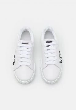 Versace UNISEX Baskets Basses Bianco/nero -Versace Soldes 2022 b9623cef44f24b518927bbad605a0250