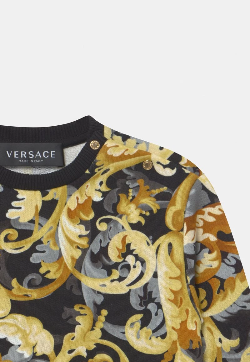 Versace BAROCCO FLAGE UNISEX Sweatshirt Nero/oro 3 Versace BAROCCO FLAGE UNISEX Sweatshirt Nero/oro – Image 3