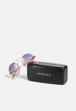 Versace Femme Lunettes De Soleil Gold Coloured -Versace Soldes 2022 bbd14a68124a473f9ed542c3963e888f
