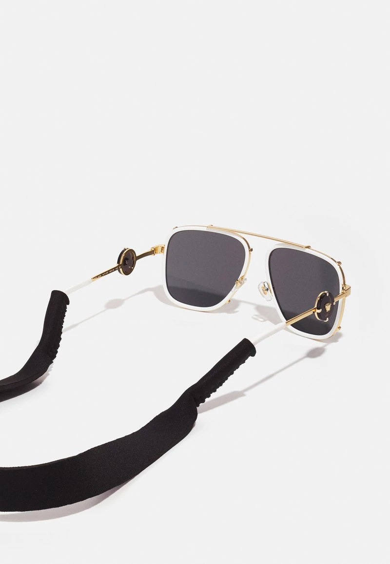 Versace Lunettes De Soleil White Unisex 2 Versace Lunettes De Soleil White Unisex – Image 2