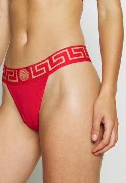 Versace Femme THONG String Rosso -Versace Soldes 2022 c075b10a3c6b4573a6b961844345c9a5