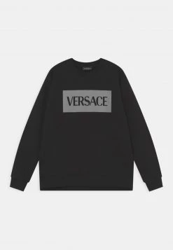 Versace LOGO UNISEX Sweatshirt Nero/grigio