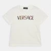 Versace LOGO UNISEX T Shirt Imprimé Bianco