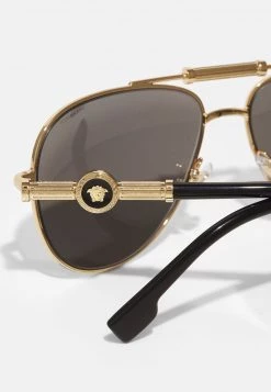 Versace UNISEX Lunettes De Soleil Goldcoloured/grey -Versace Soldes 2022 c5c3fed4e6b04ad18974fe955a174167