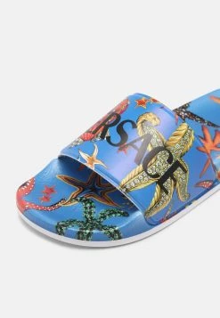 Versace Mules Bluette/multicolor Enfant -Versace Soldes 2022 c5e7d4f4375e463c9807a04af7752187