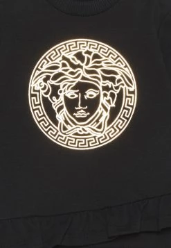 Versace DRESS MEDUSA LAMINA PRINT WITH GREEK Robe De Jour Black/gold Enfant -Versace Soldes 2022 c6eff48c19a24da6a3a3a6f19722c14e