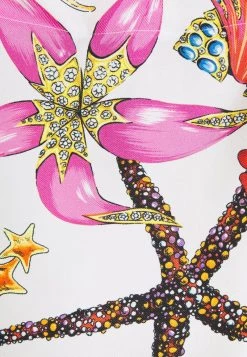 Versace Haut De Pyjama Bianco/multicolor Femme -Versace Soldes 2022 c711dd31991b49fbb697972900848e95