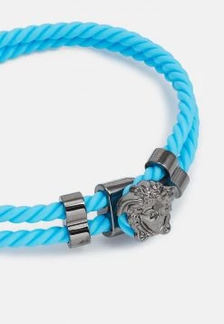 Versace UNISEX Bracelet Blue -Versace Soldes 2022 c76a321548864ac88692bbe1fb385c43