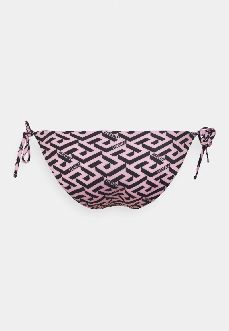 Versace TIE SIDE Bas De Bikini Candy/black Femme 2 Versace TIE SIDE Bas De Bikini Candy/black Femme – Image 2