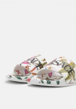 Versace Mules White/multicolor Enfant -Versace Soldes 2022 c8a3953b80be46729ebe51812bc355a5