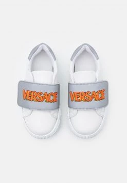 Versace UNISEX Baskets Basses White/argento/neon Orange/neon Yellow -Versace Soldes 2022 cb1291c4f4e0489cb675217f4045da4e