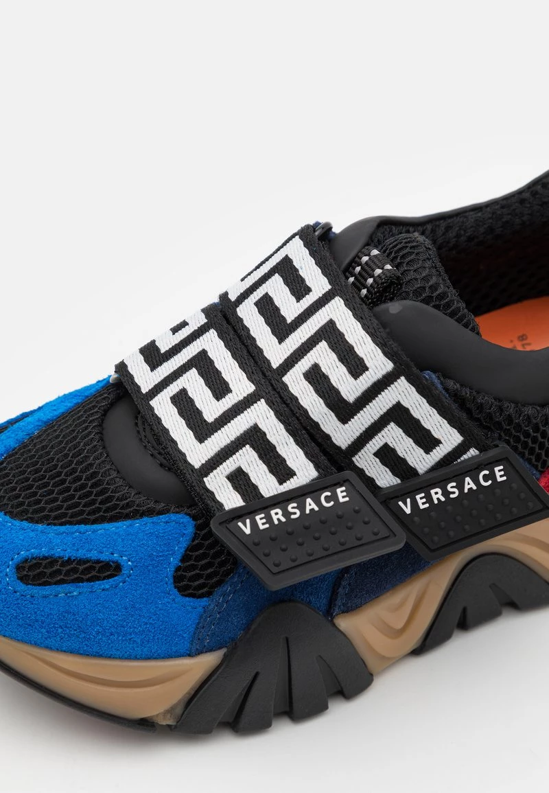 Versace UNISEX Baskets Basses Nero/lapis/navy/heat 6 Versace UNISEX Baskets Basses Nero/lapis/navy/heat – Image 6