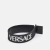 Versace BRACCIALE LOGO SPESSORATO UNISEX Bracelet Nero/bianco