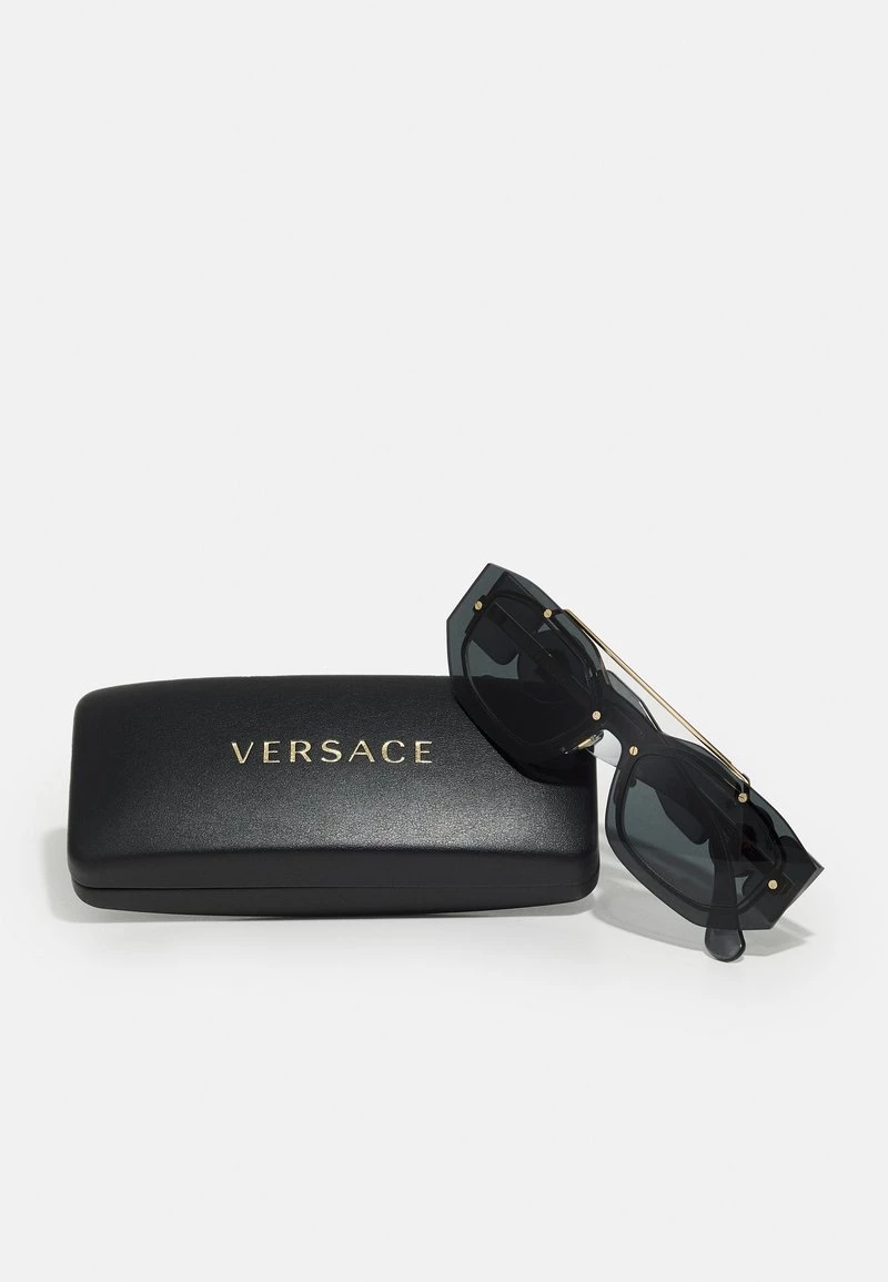 Versace UNISEX Lunettes De Soleil Dark Grey 4 Versace UNISEX Lunettes De Soleil Dark Grey – Image 4