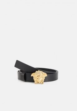 Versace VITELLO MEDUSA BELT UNISEX Ceinture Nero