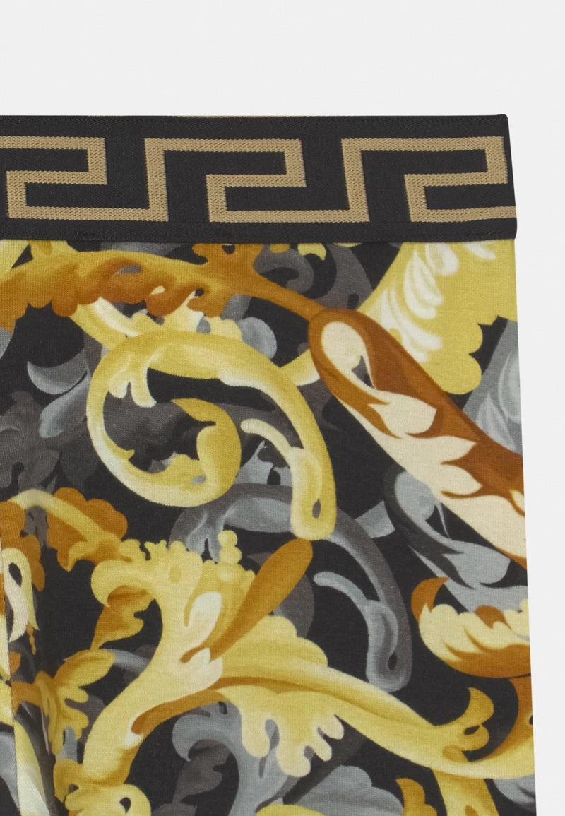 Versace Enfant BAROCCOFLAGE Legging Nero/oro 3 Versace Enfant BAROCCOFLAGE Legging Nero/oro – Image 3