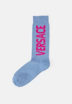 Versace SOCKS Chaussettes Light Blue Femme