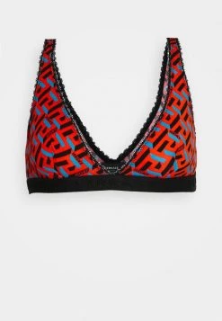 Versace TRIANGLE Soutien Gorge Triangle Orange Femme