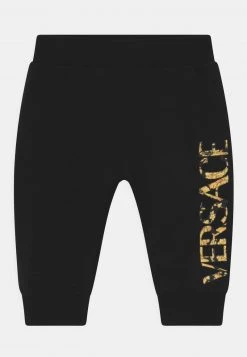 Versace LOGO UNISEX Pantalon Classique Nero/oro