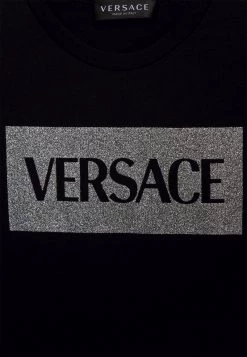 Versace Enfant LOGO T Shirt Imprimé Nero/silver -Versace Soldes 2022 e030e12bdd1d44c9a3ac38cd2841dee7