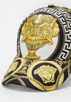 Versace UNISEX Casquette Black/gold -Versace Soldes 2022 e0f735074b324a2aa79ab577bc489132