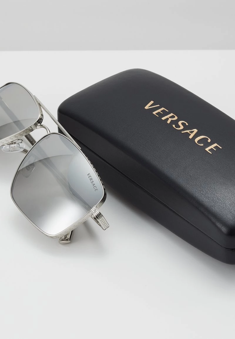 Versace Lunettes De Soleil Silver Coloured Homme 5 Versace Lunettes De Soleil Silver Coloured Homme – Image 5