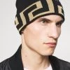 Versace BEANIE UNISEX Bonnet Black/gold Coloured