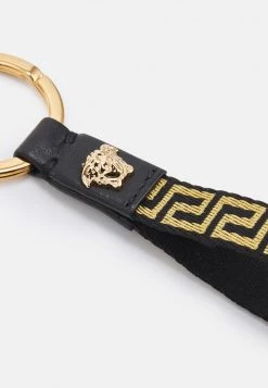 Versace UNISEX Porte Clefs Black/gold Coloured -Versace Soldes 2022 e751f50e7b8f4e8f86845879012f04d4