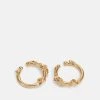 Versace Femme EARRINGS Boucles D'oreilles Gold Coloured